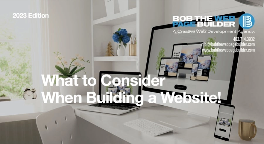 What to Consider When Building a Website! Image
